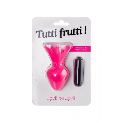 Анальная пробка-ягодка Tutti Frutti - 8,5 см.